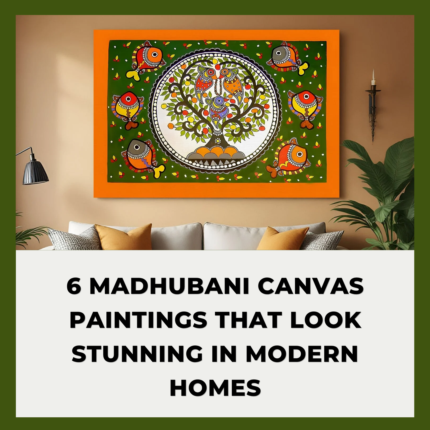 6 Madhubani Canvas Paintings That Look Stunning in Modern Homes