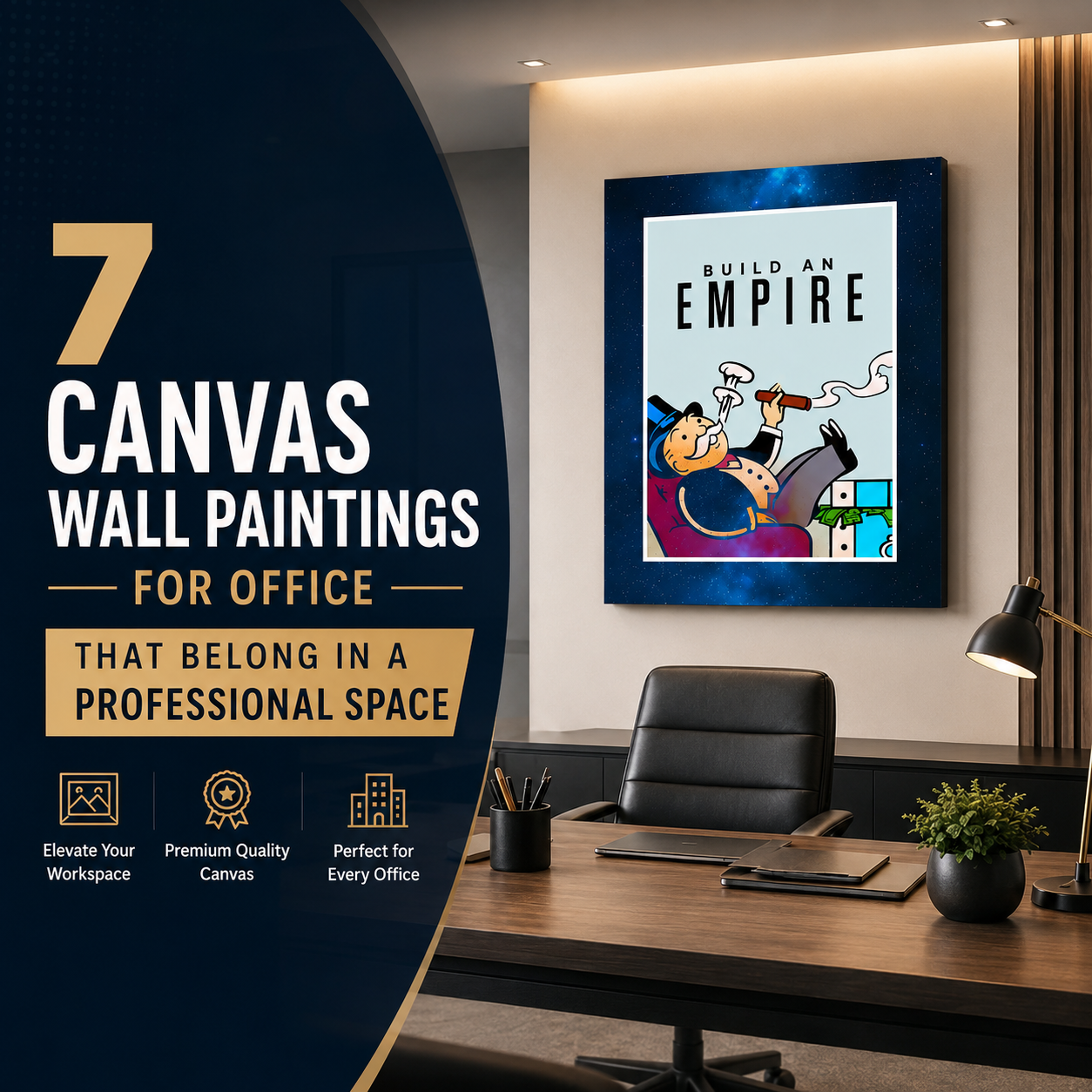 7 Canvas Wall Paintings for Office That Belong in a Professional Space