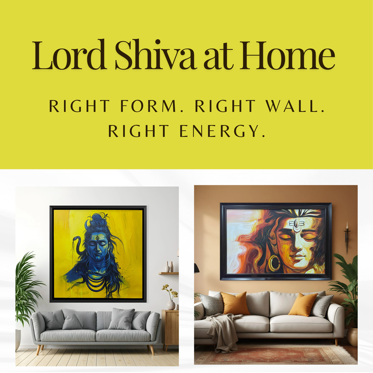 Can We Keep Lord Shiva Photo at Home? Vastu Rules, Tips & Canvas Art Ideas