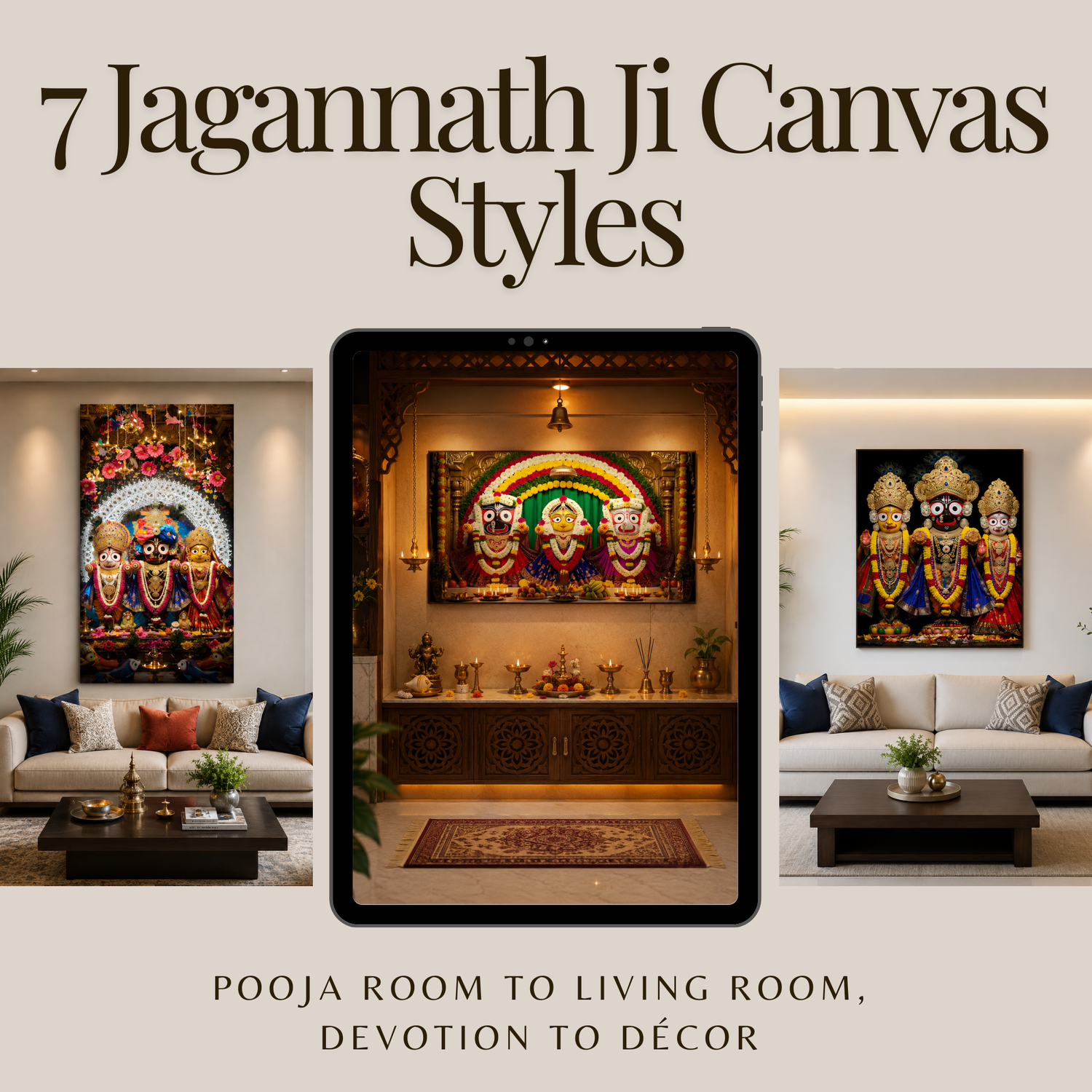 7 Jagannath Canvas Painting Styles Ranked by Room, Vibe, and Spiritual Intent