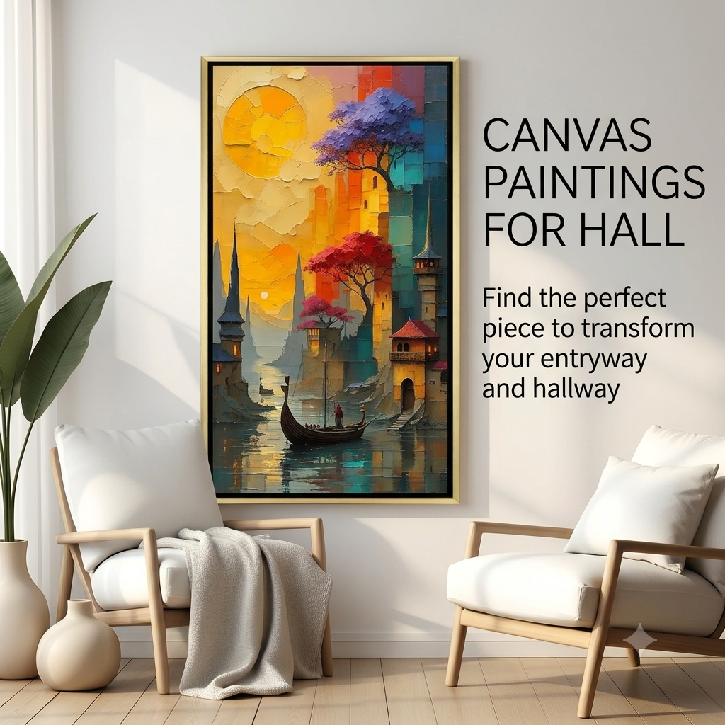 Canvas Paintings for Your Hall: First Impressions Start at the Entrance