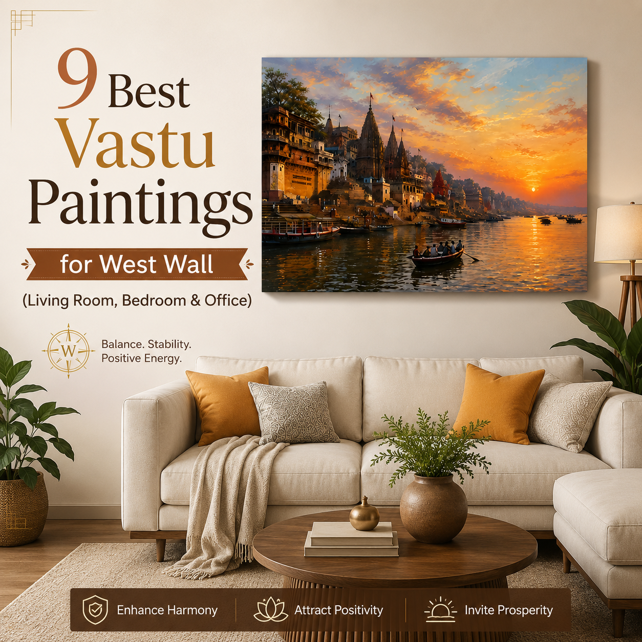 9 Best Vastu Paintings for West Wall (Living Room, Bedroom & Office)