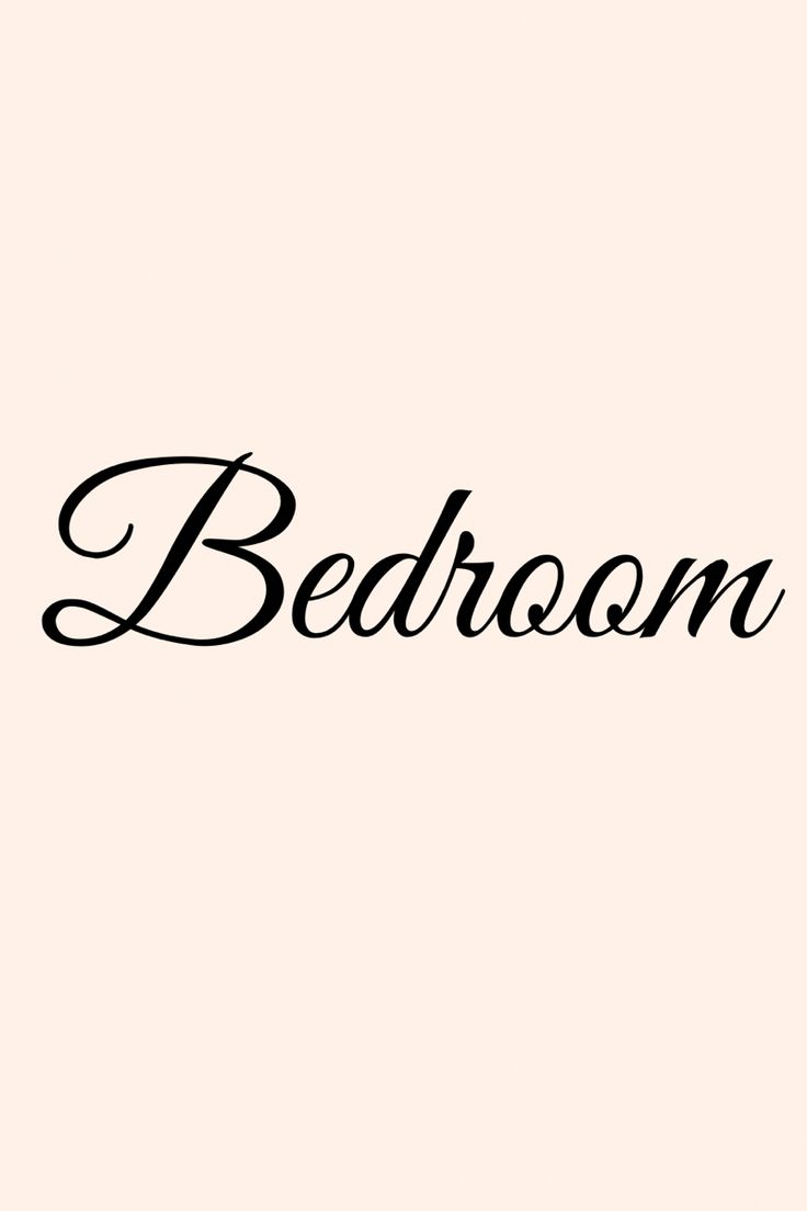Bedroom Written