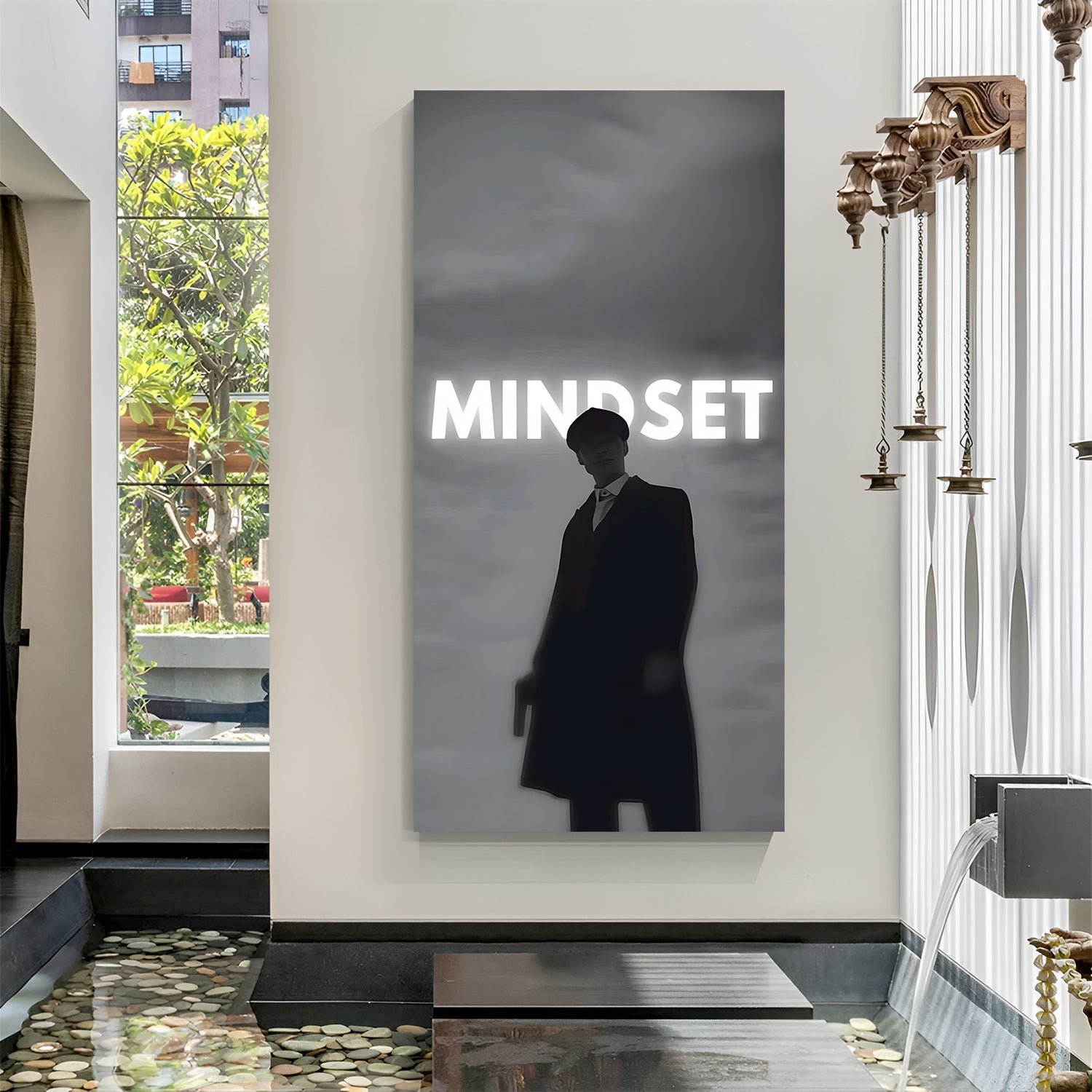 Thomas Shelby mindset motivation canvas wall art Peaky Blinders modern decor