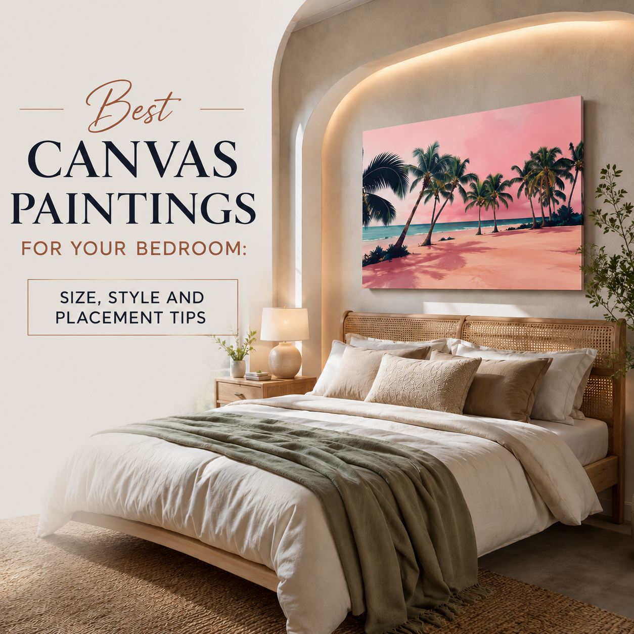 Best Canvas Paintings for Your Bedroom: Size, Style and Placement Tips
