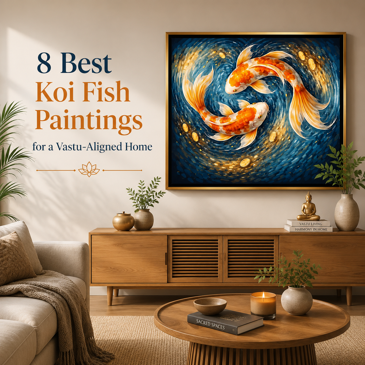 8 Best Koi Fish Paintings for a Vastu-Aligned Home