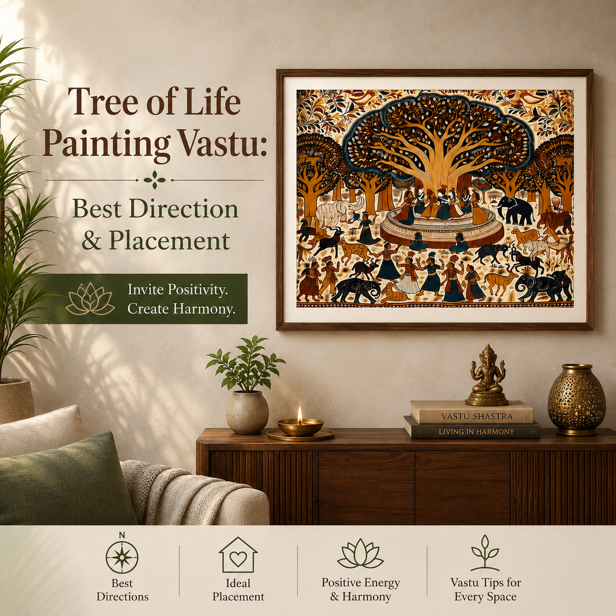 Tree of Life Painting Vastu: Best Direction & Placement
