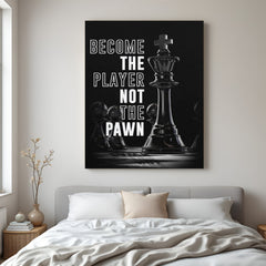 Chess Motivational Canvas Printed Wall Painting for Home and Office Decor