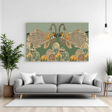 Indian ethnic canvas art for traditional wall decor showcasing rich cultural patterns and heritage