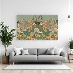 Indian ethnic canvas art for traditional wall decor showcasing rich cultural patterns and heritage