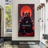 Frameless Itachi Uchiha Naruto anime canvas wall art for modern wall decor