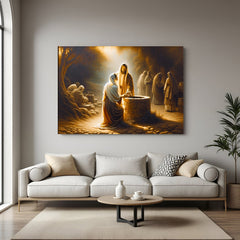 jesus christ vastu canvas painting for home and office to bring spiritual blessings peace and divine energy to walls