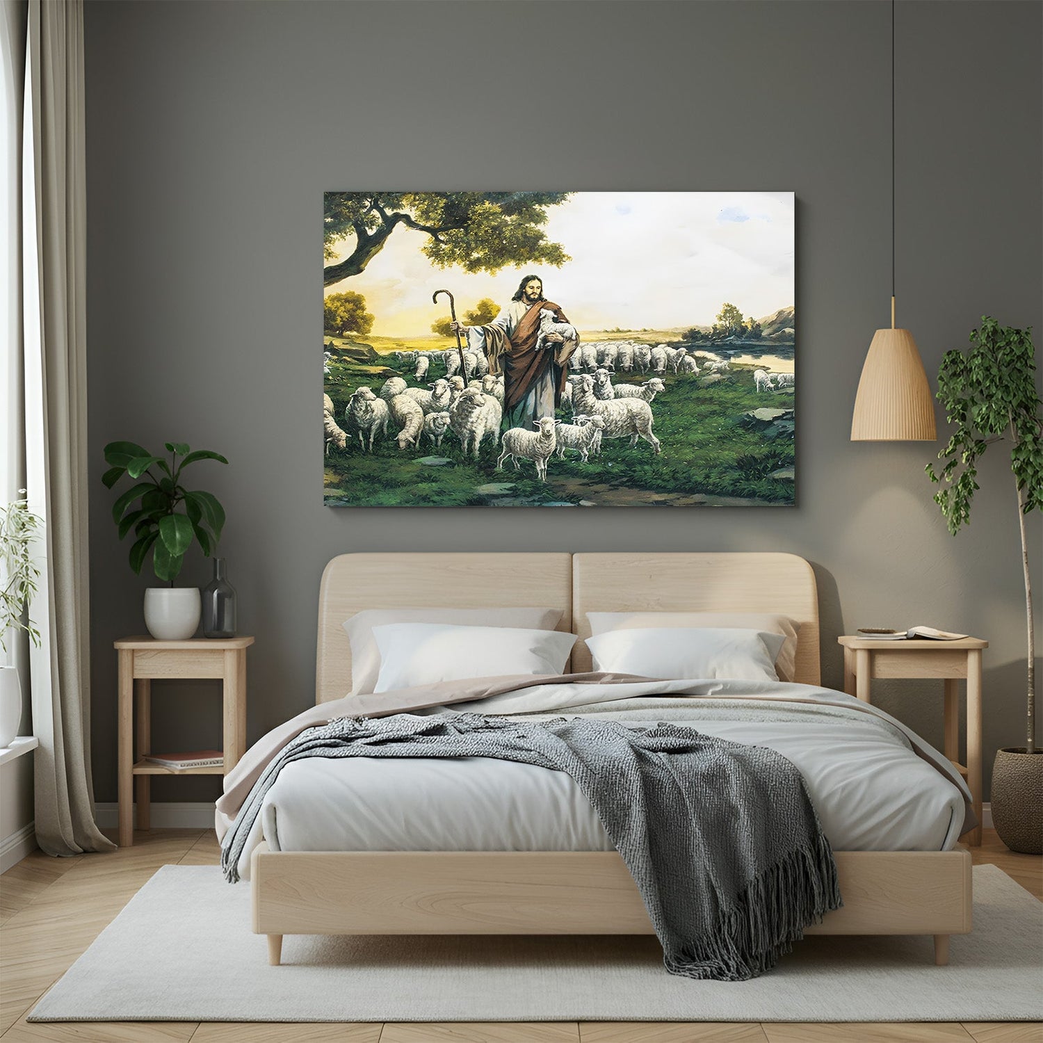 jesus christ canvas wall art spiritual painting for home or prayer area to bring faith healing peace and positive energy through divine imagery