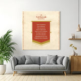 Namokar Mantra Vastu canvas painting for spiritual wall art and positive energy in home and office decor