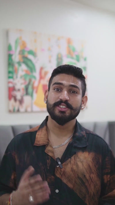 Radha Krishna Vastu canvas wall art painting for home and office décor with spiritual harmony and positive energy