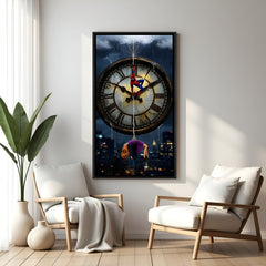 Spider-Man Eternal Bonds wall painting in black floater frame with romantic superhero-inspired artwork
