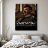Thomas Shelby Peaky Blinders motivation canvas wall art with different mindset quote