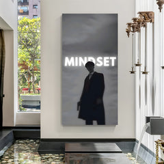 Thomas Shelby mindset motivation canvas wall art Peaky Blinders modern decor